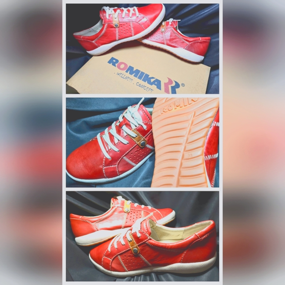 Romika Red Casual Sneakers